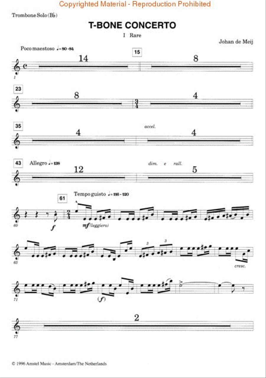 T-Bone Concerto Piano Accompaniment scores gallery preview page 4