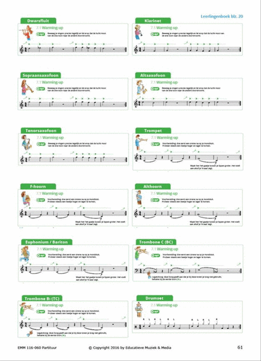 Samen Leren Samenspelen Partituur Concert Band scores gallery preview page 6