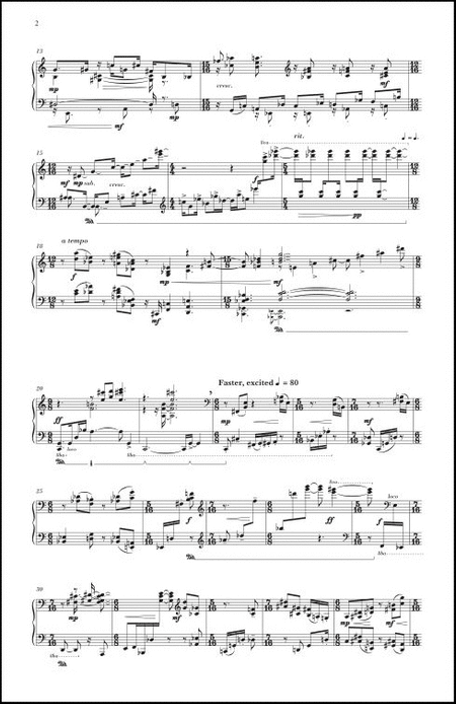 Etude Quasi Cadenza Harpsichord scores gallery preview page 4