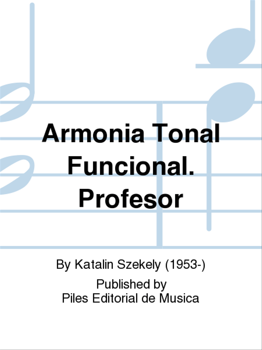 Armonia Tonal Funcional. Profesor School and Community scores gallery preview page 1
