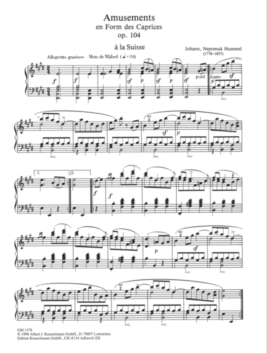 3 Amusements Piano Solo scores gallery preview page 2