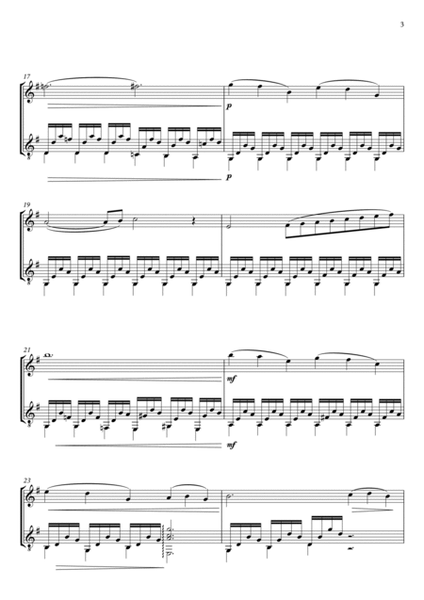 THE SWAN - CAMILLE SAINT SAENS - FOR FLUTE AND GUITAR image number null
