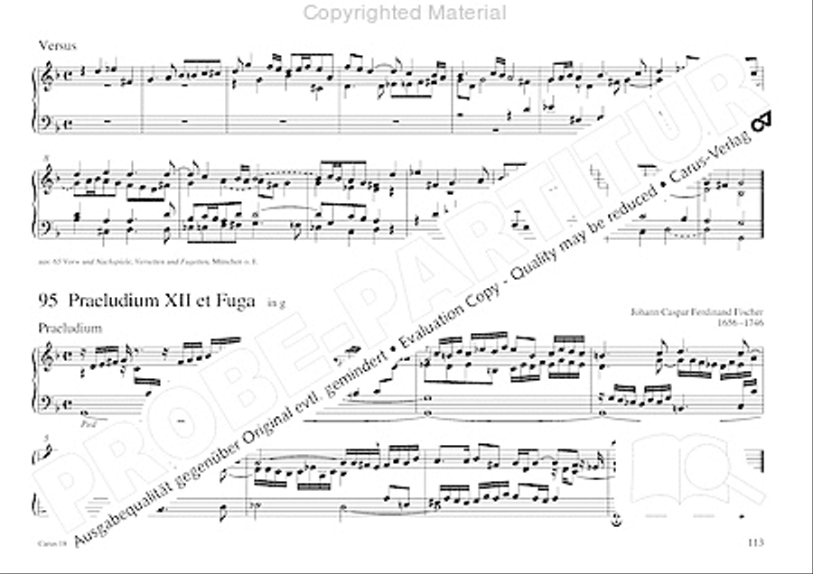 Organo pleno. Orgelstucke zum Ein- und Auszug Organ Solo scores gallery preview page 121