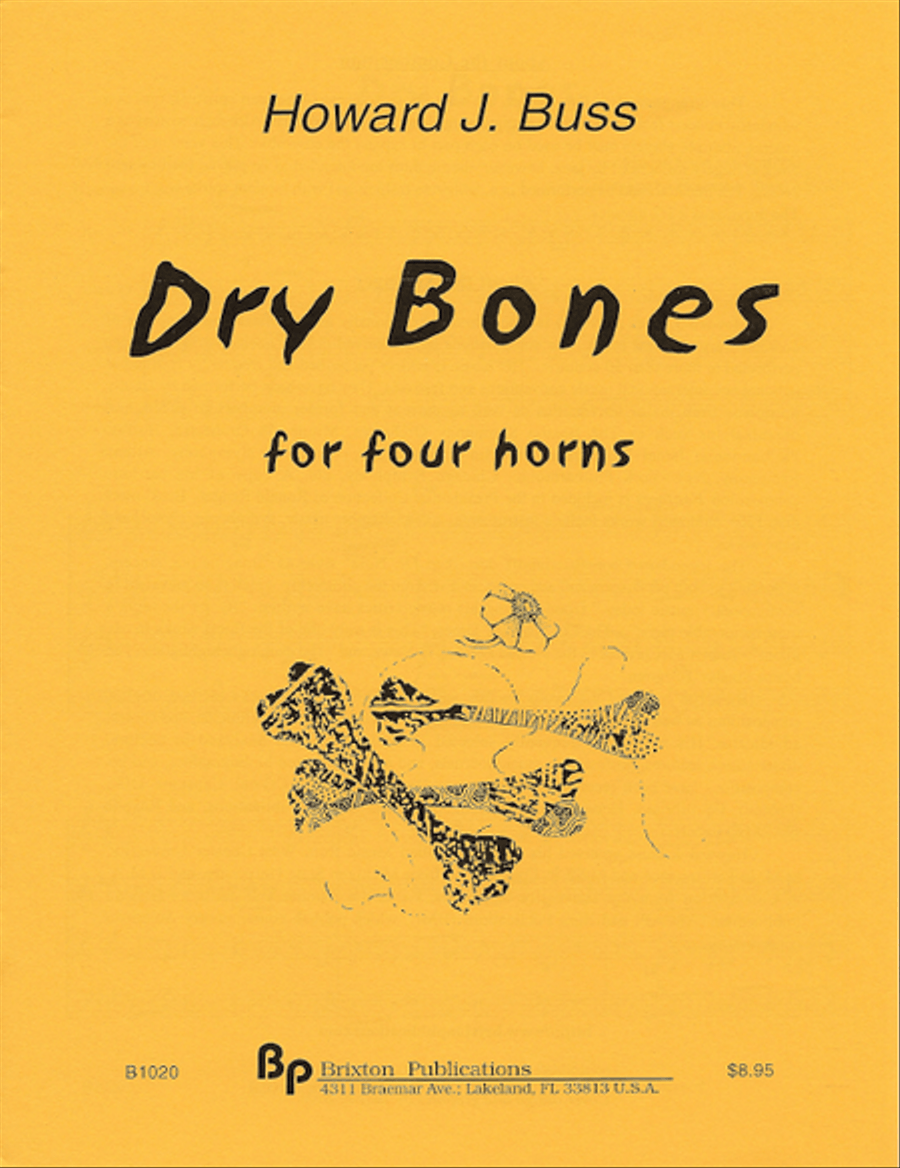 Dry Bones French Horn Quartet scores gallery preview page 1