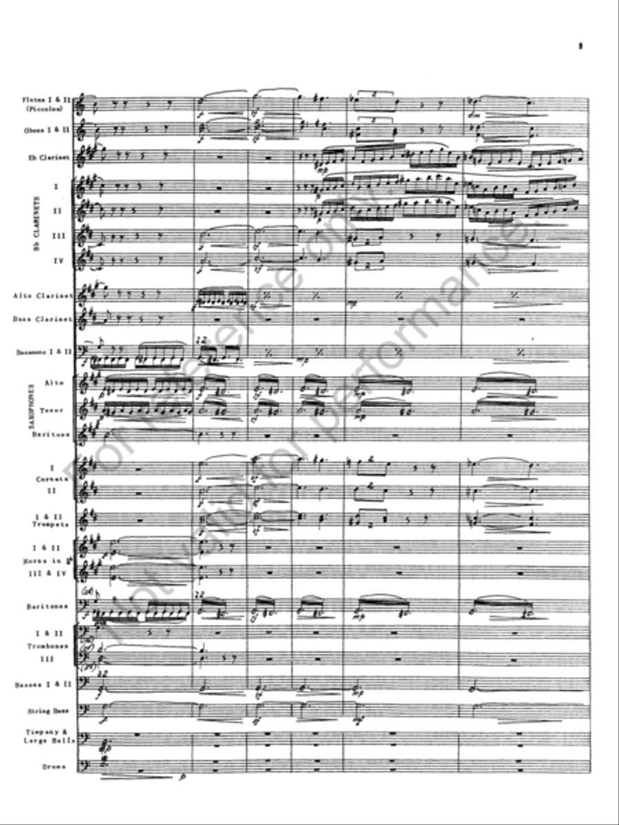 The Golden Legend Concert Band scores gallery preview page 48