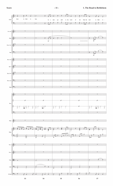 The Road to Bethlehem - Score and Parts Plus CD with Printable Parts