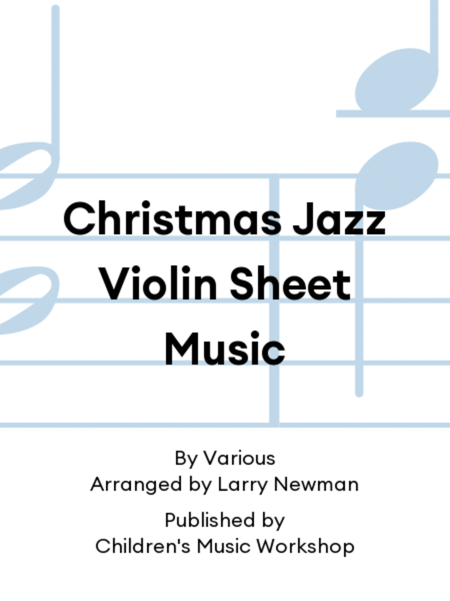 Christmas Jazz Violin Sheet Music Violin Solo scores gallery preview page 1