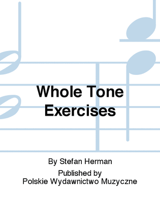 Book cover for Whole Tone Exercises