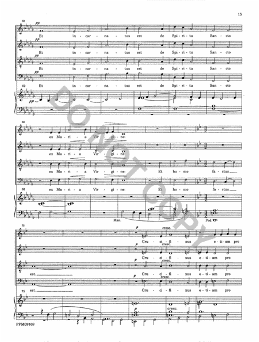 Missa Matris Dei 4-Part scores gallery preview page 16