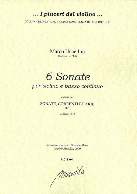 6 Violin Sonatas (from op. 4, Venezia, 1645)