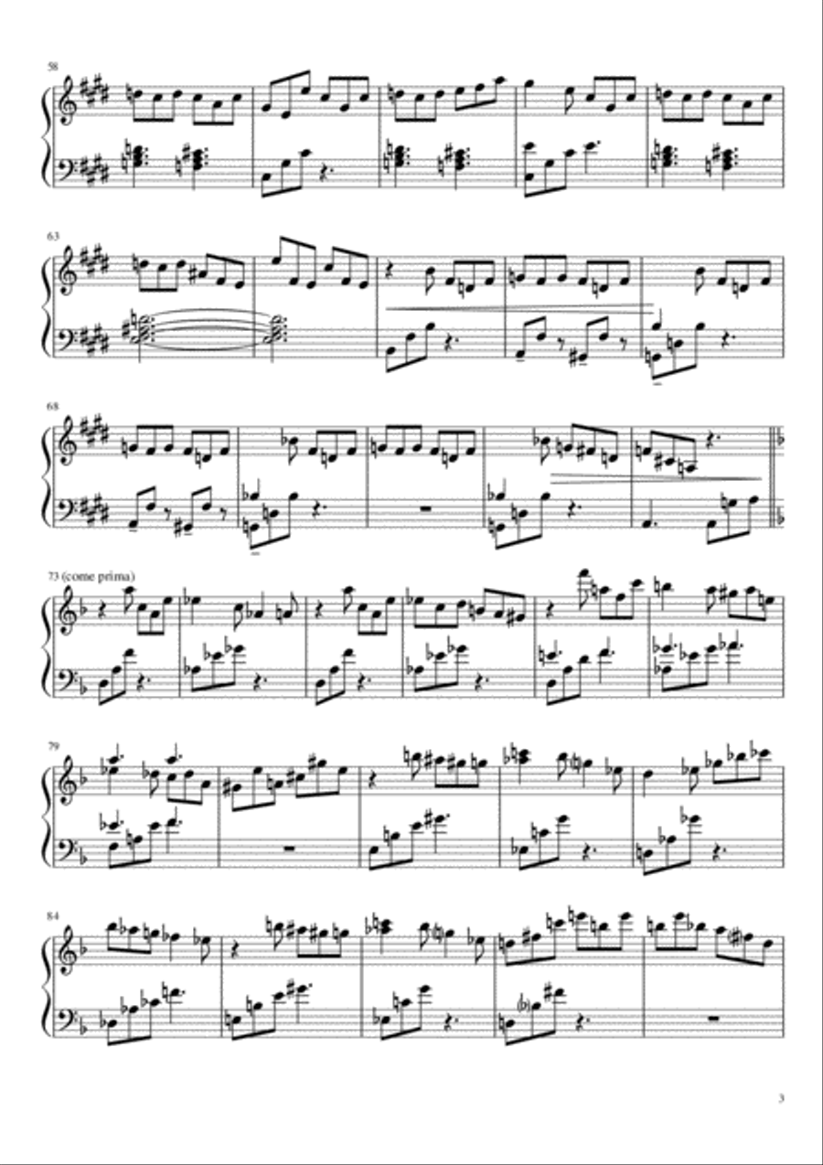 the Moods (№2) the Moods (№2) Piano Solo scores gallery preview page 3