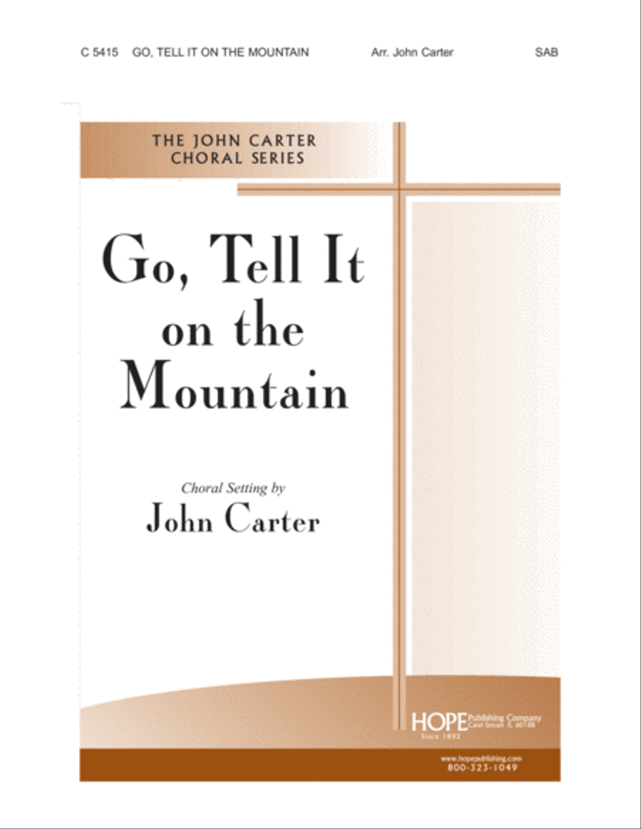 Go, Tell It on the Mountain 3-Part scores gallery preview page 1