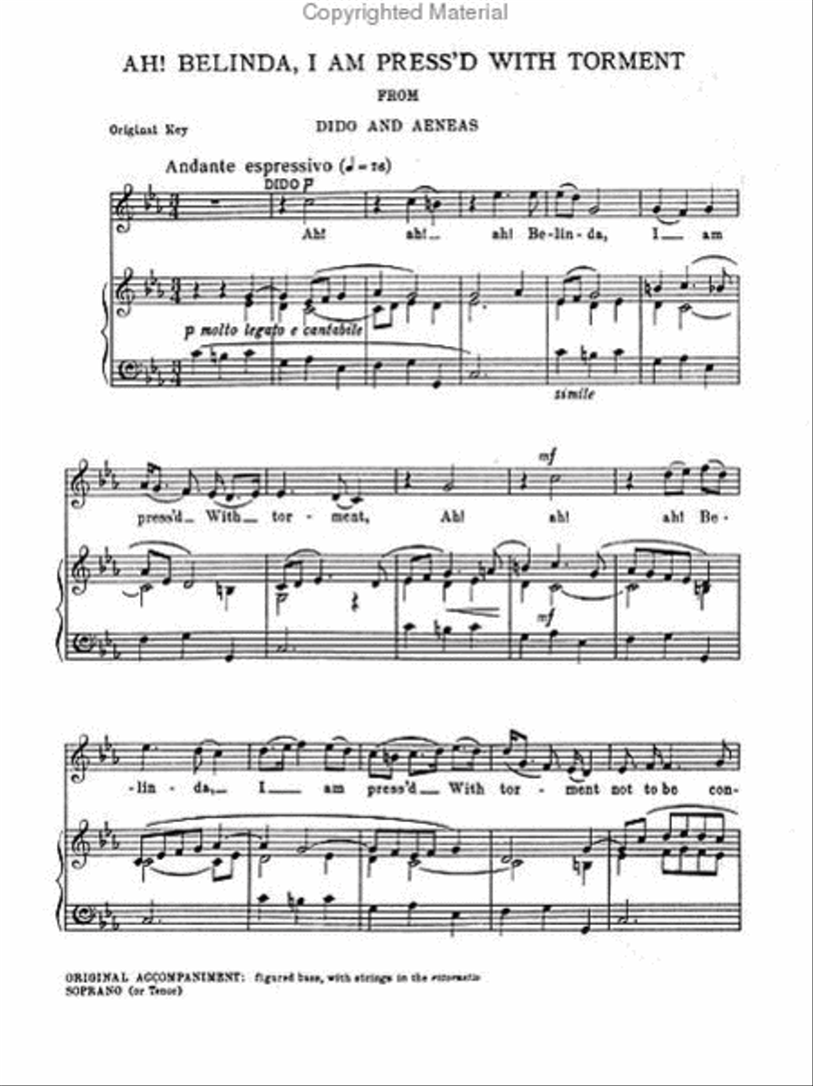 Henry Purcell: Fifteen Songs And Airs Set 1 (Soprano Or Tenor) High Voice scores gallery preview page 2