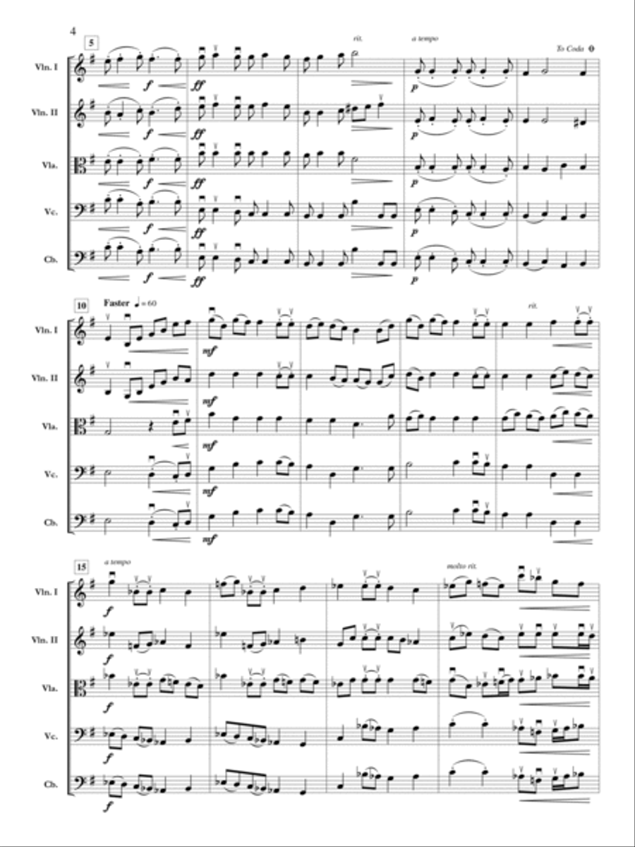 Pendleton Suite Pendleton Suite Orchestra scores gallery preview page 5