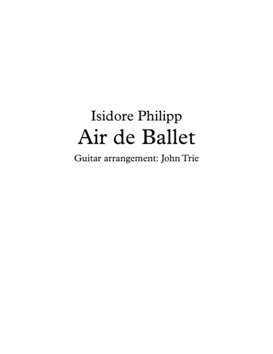 Air de ballet - tab image number null