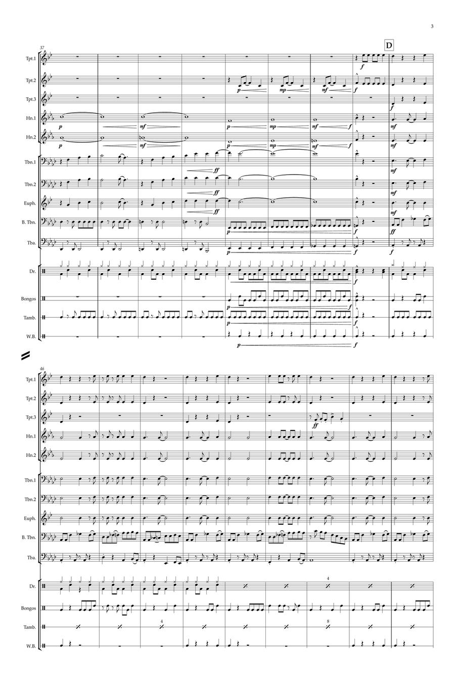 Footloose Brass Ensemble scores gallery preview page 3