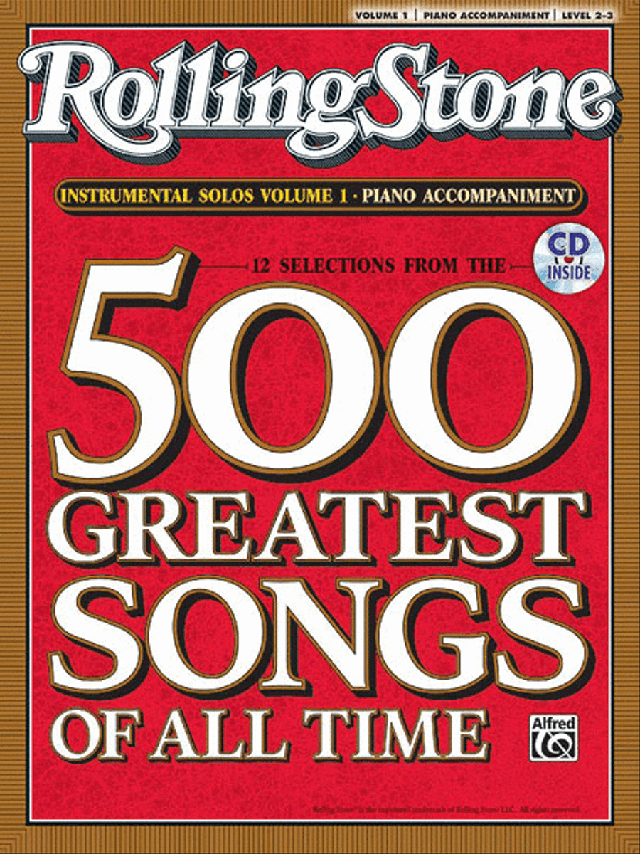Selections from Rolling Stone Magazine's 500 Greatest Songs of All Time (Instrumental Solos) Piano scores gallery preview page 1