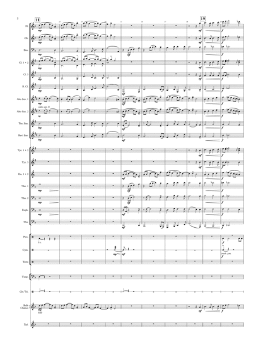 Shadowlands - for concert band Concert Band scores gallery preview page 2