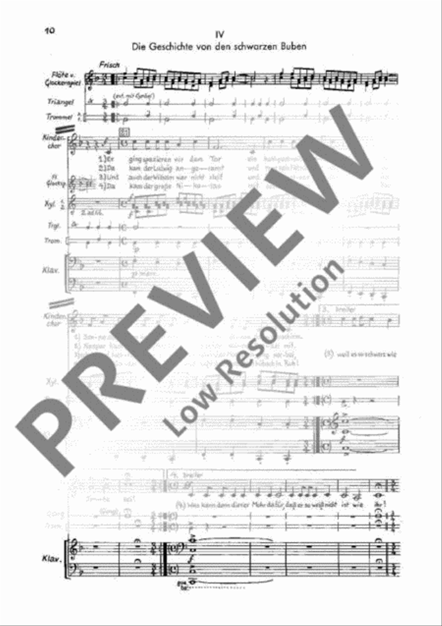 Der Struwwelpeter Children's Choir scores gallery preview page 15