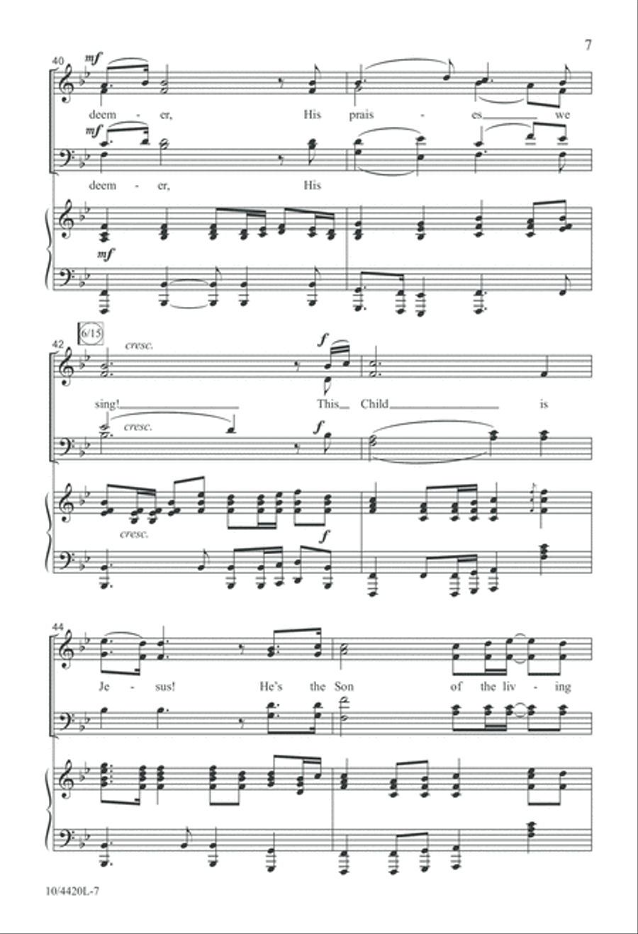 This Child This Child 4-Part scores gallery preview page 7