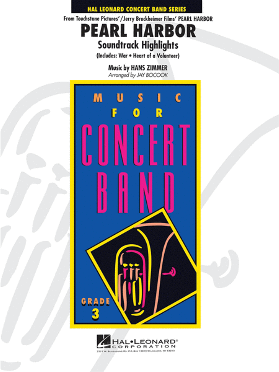 Pearl Harbor Soundtrack Highlights Concert Band scores gallery preview page 1