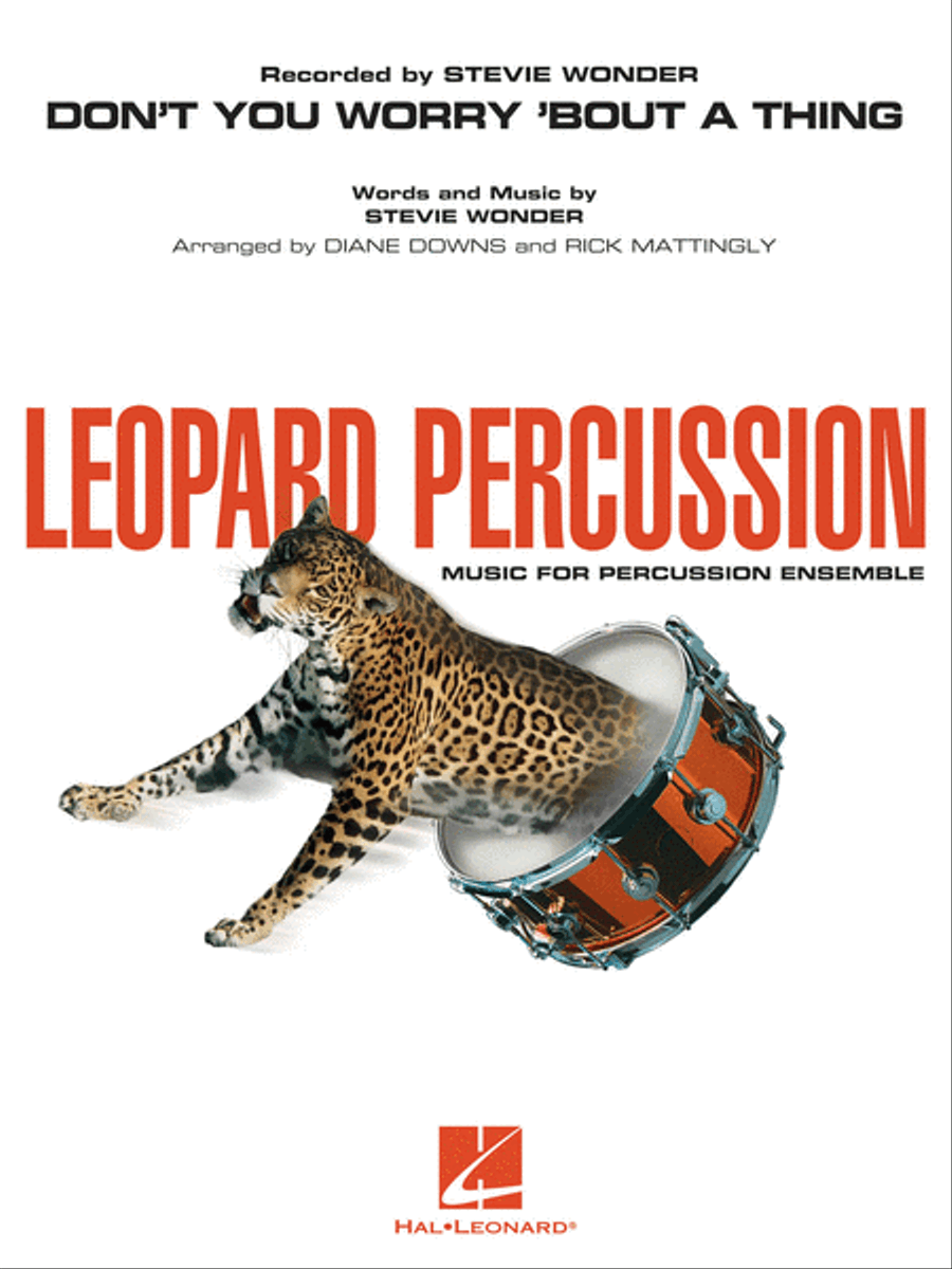 Don't You Worry 'Bout a Thing Percussion Ensemble scores gallery preview page 1
