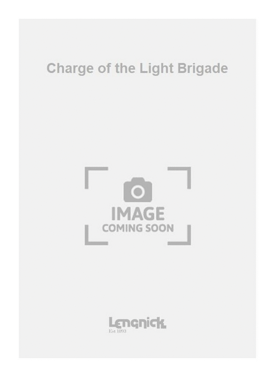 Charge of the Light Brigade TTBB scores gallery preview page 1