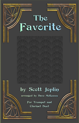 Book cover for The Favorite, Two-Step Ragtime for Trumpet and Clarinet Duet