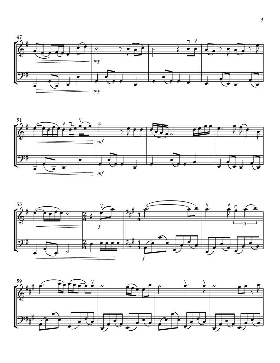 I Will Always Love You String Duet scores gallery preview page 3