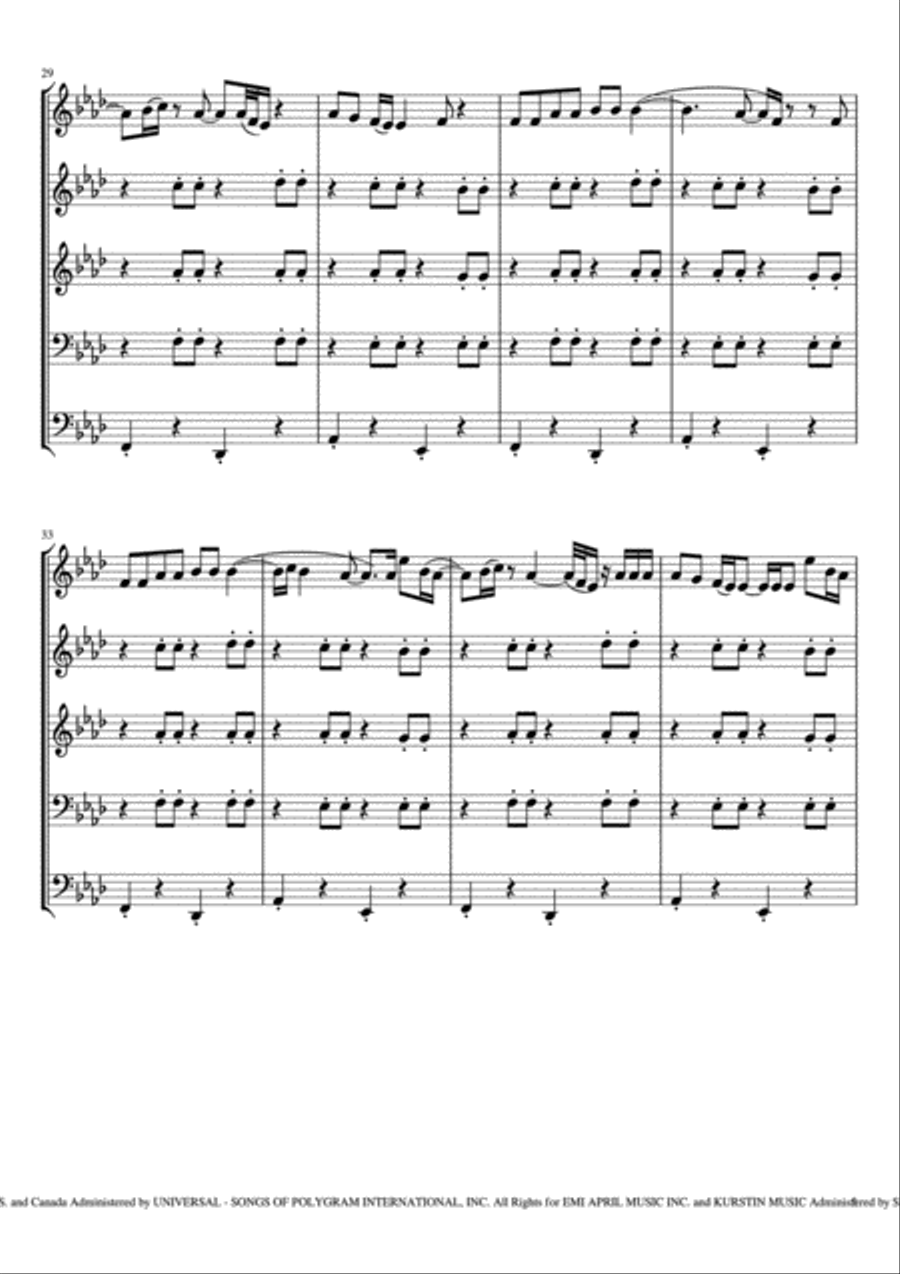 Hello Hello Brass Ensemble scores gallery preview page 5