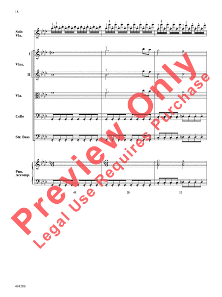 Vivaldi Rocks String Orchestra scores gallery preview page 19