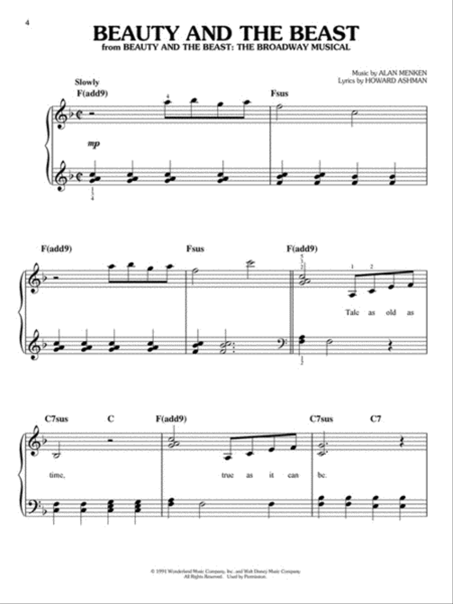 Broadway Songs for Kids - 2nd Edition Easy Piano scores gallery preview page 3