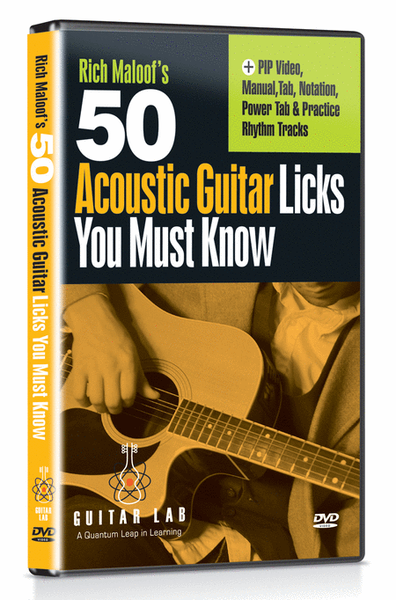50 Acoustic Licks You Must Know! (DVD)
