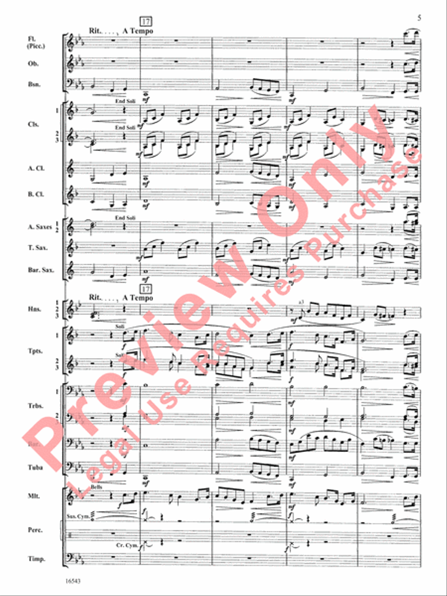 The Emerald Isle Concert Band scores gallery preview page 6