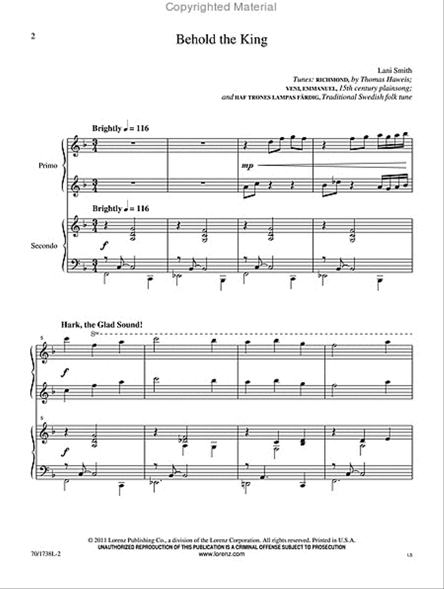 A Season of Joy A Season of Joy Piano Duet scores gallery preview page 2