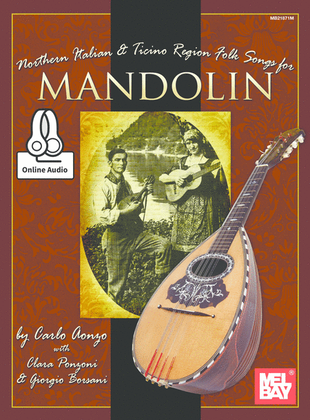 Book cover for Northern Italian & Ticino Region Folk Songs for Mandolin