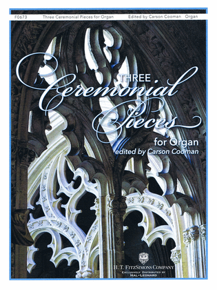 Book cover for Three Ceremonial Pieces for Organ