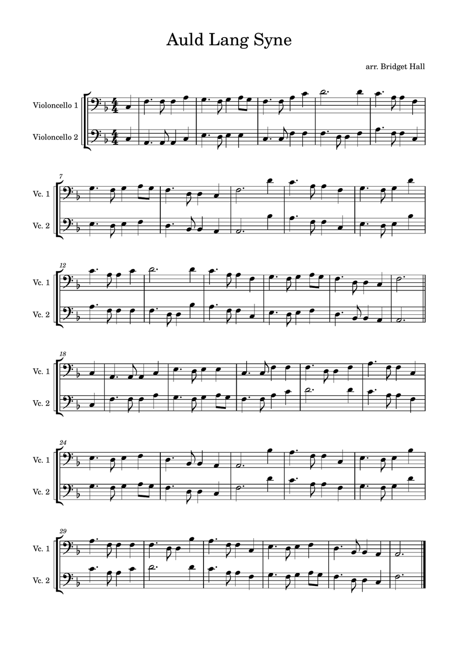 22 Christmas Duets for Cello String Duet scores gallery preview page 4