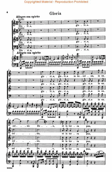 Coronation Mass, K.317 by Wolfgang Amadeus Mozart 4-Part - Sheet Music