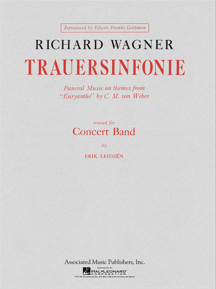 Trauersinfonie Concert Band scores gallery preview page 1
