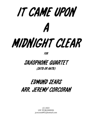 It Came Upon A Midnight Clear for Saxophone Quartet