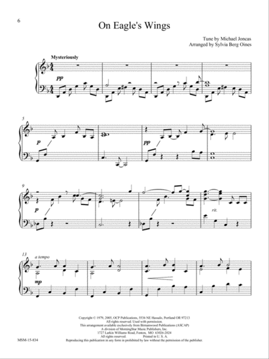 Bread of Life Hymn Settings for Piano Piano Solo scores gallery preview page 4
