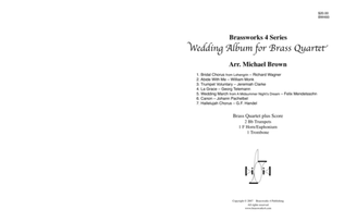Book cover for Wedding Album for Brass Quartet