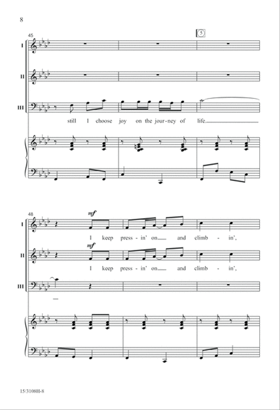Joy On the Journey of Life 3-Part scores gallery preview page 8