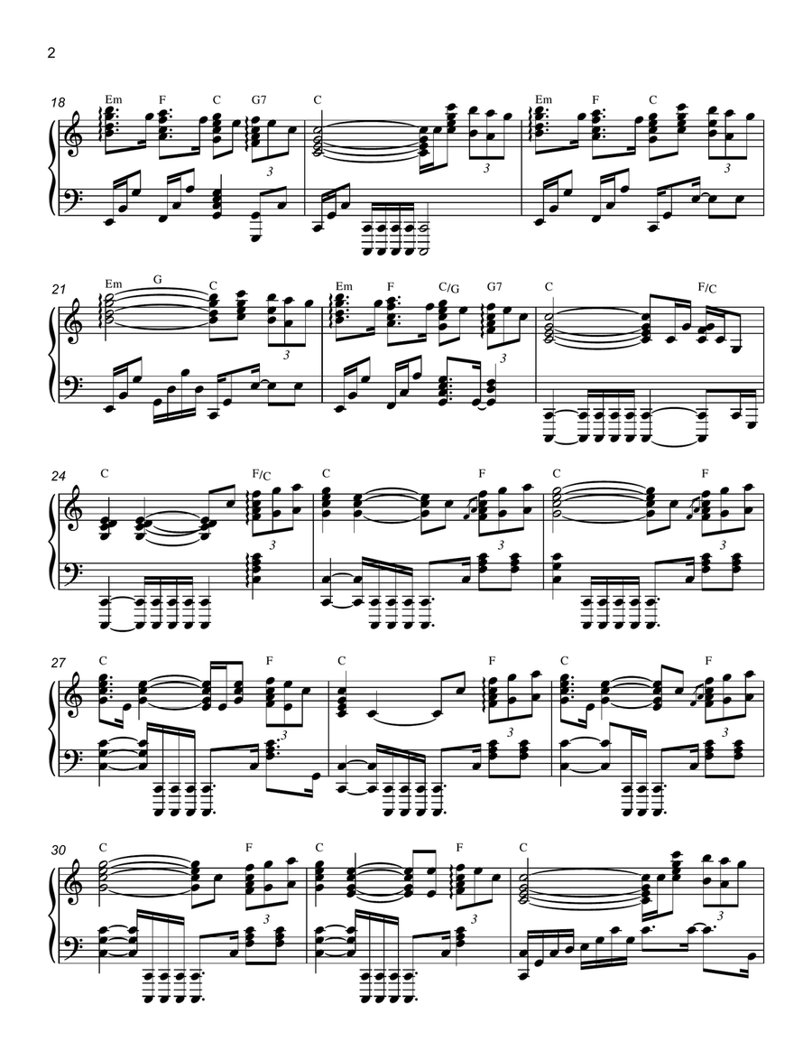 Chariots Of Fire Theme Piano Solo scores gallery preview page 2