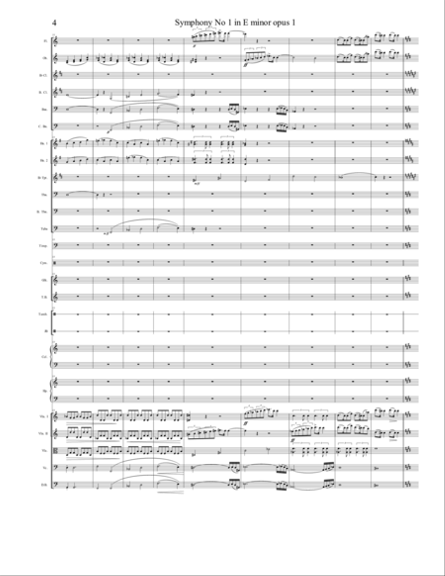 Symphony No 1 in E minor 