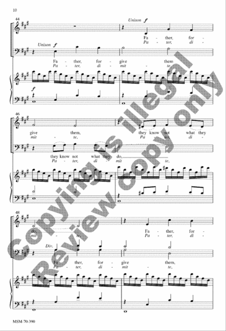 Seven Last Words Seven Last Words 4-Part scores gallery preview page 51