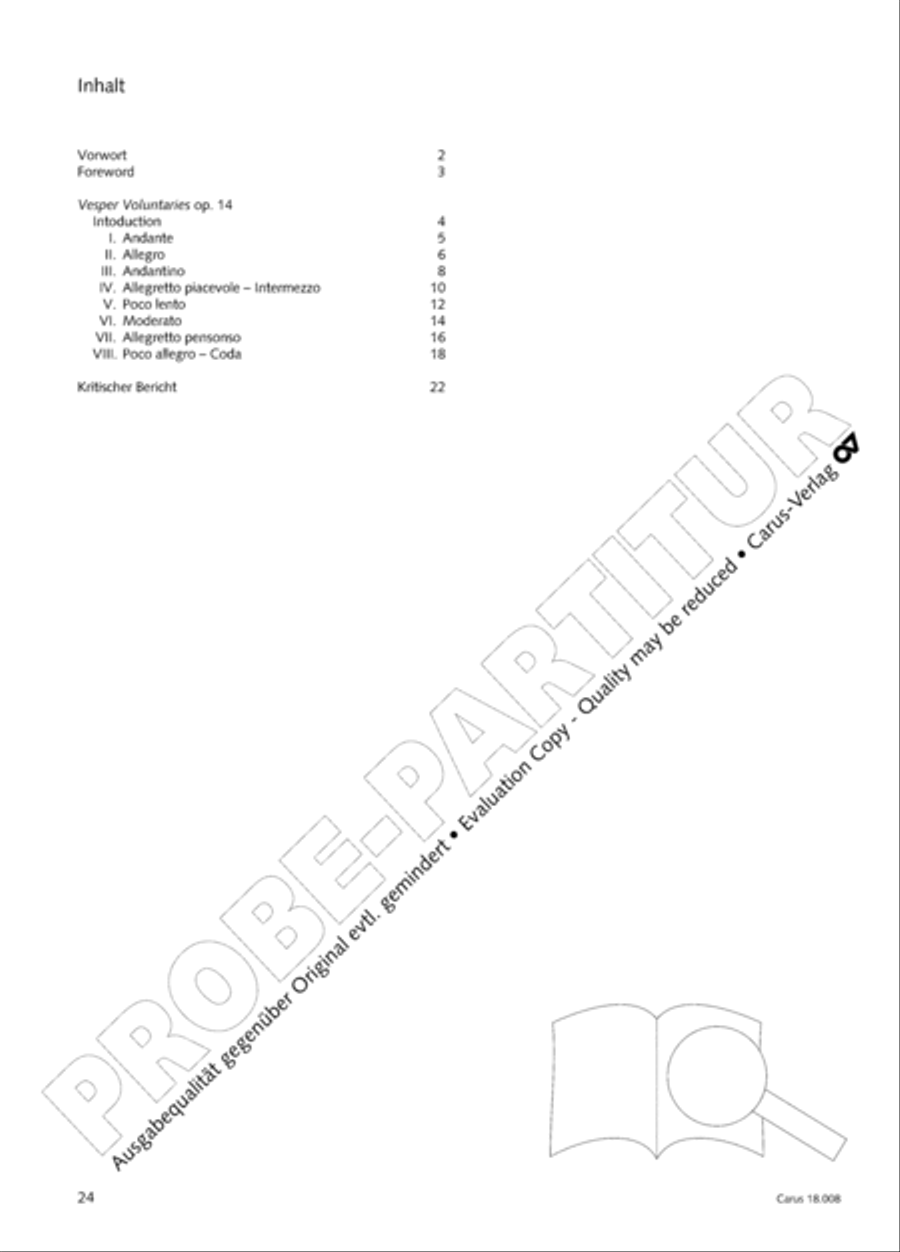 Vesper Voluntaries Organ scores gallery preview page 25
