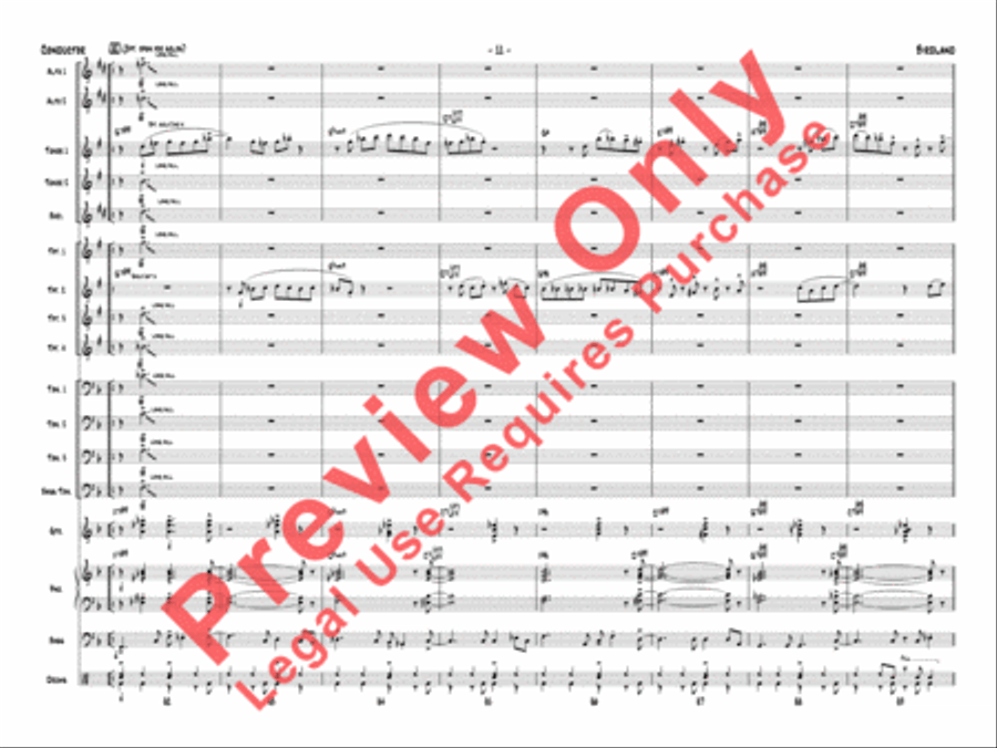 Birdland Birdland Jazz Ensemble scores gallery preview page 14