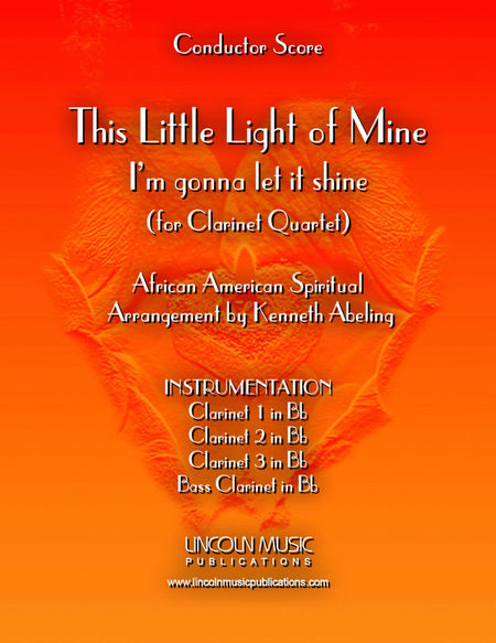 This Little light of Mine (for Clarinet Quartet) image number null